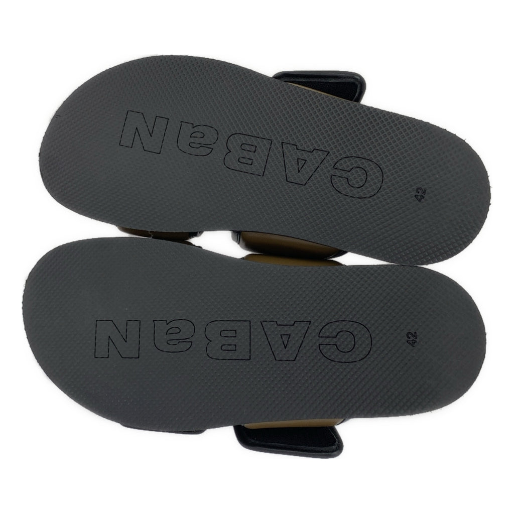 CABaN / キャバン | 2023SS | by Patricia Urquiola パイピングダブルストラップサンダル | 42 | メンズ