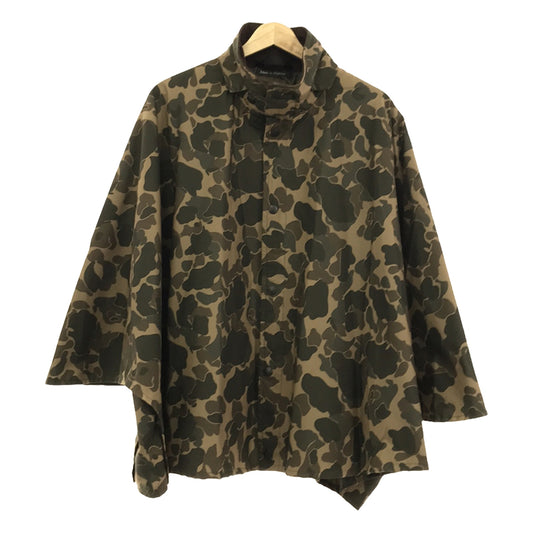 [Good Condition] South2West8 S2W8 / South2West8 | Camouflage Poncho Jacket | M | Brown | Men's