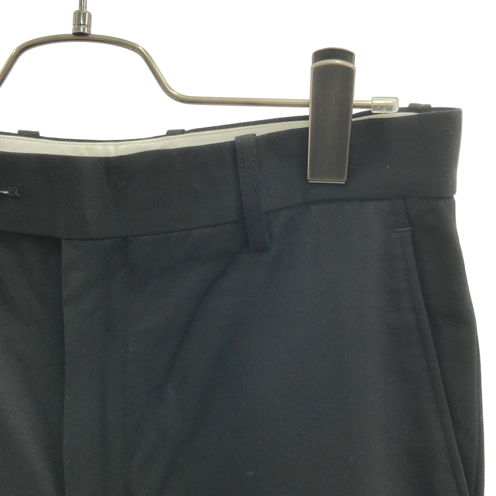 【美品】  ALLEGE / アレッジ | × HOWDAY × CANNABIS ウール セミフレア スラックス パンツ | 1 | ブラック | メンズ