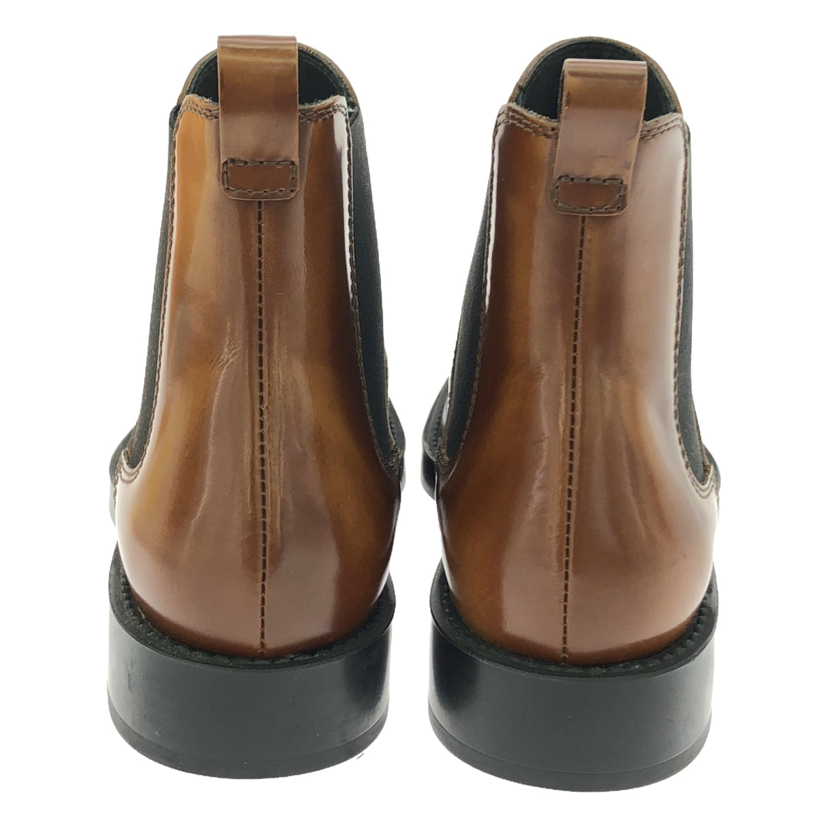 【신품】 TOD'S / 토즈 | Ron Herman 별주 Side Gore Leather Chelsea Boots 사이드 고어 가죽 첼시 부츠 | 36 | 브라운 | 여성