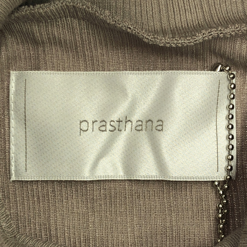[新] prasthana / Prasthana |底層高領衫 | M |灰褐色 |男士