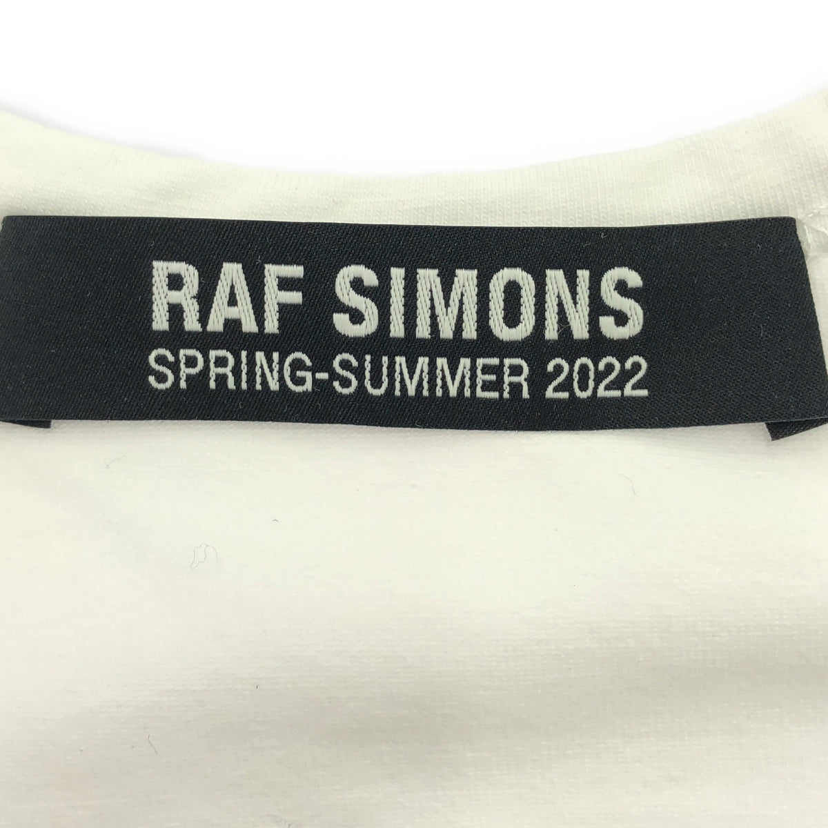 【新品】  RAF SIMONS / ラフシモンズ | Sleeveless Tight Fit Top Grimcrawler タンクトップ | XS | ホワイト | メンズ