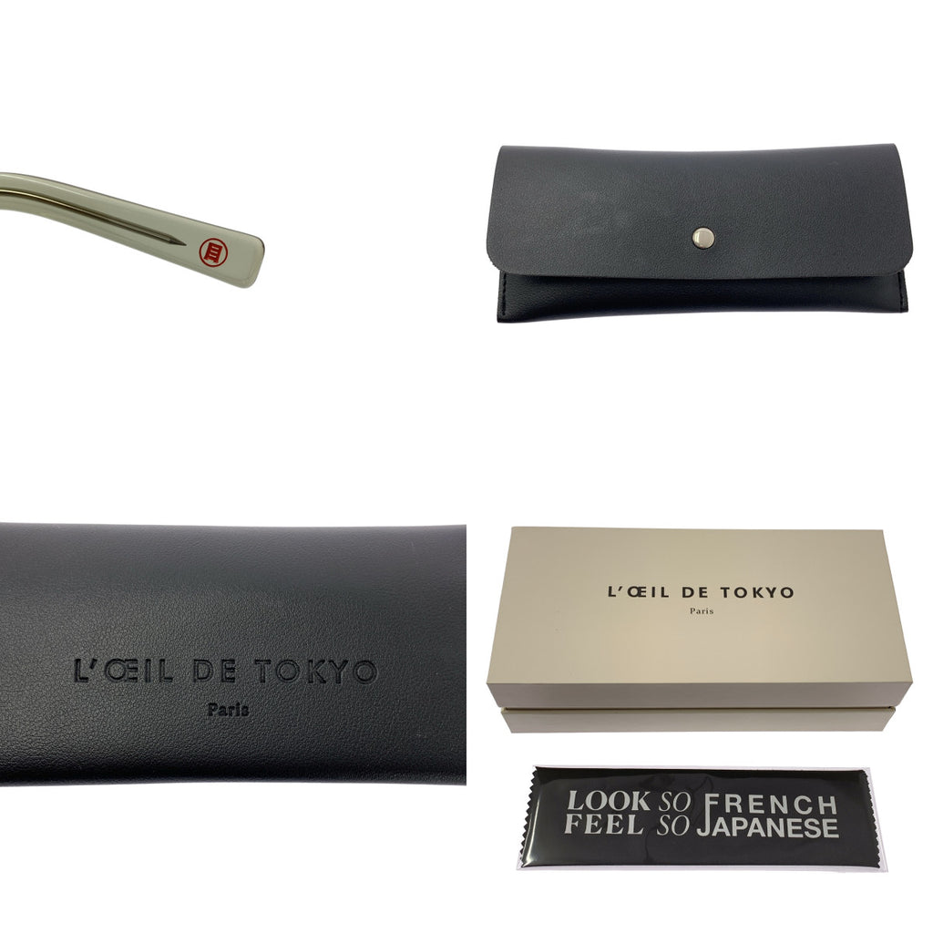 L'OEIL DE TOKYO / ロイデトウキョウ | ELLE エリ クリアフレーム サングラス | 44◻︎26 145 | その他