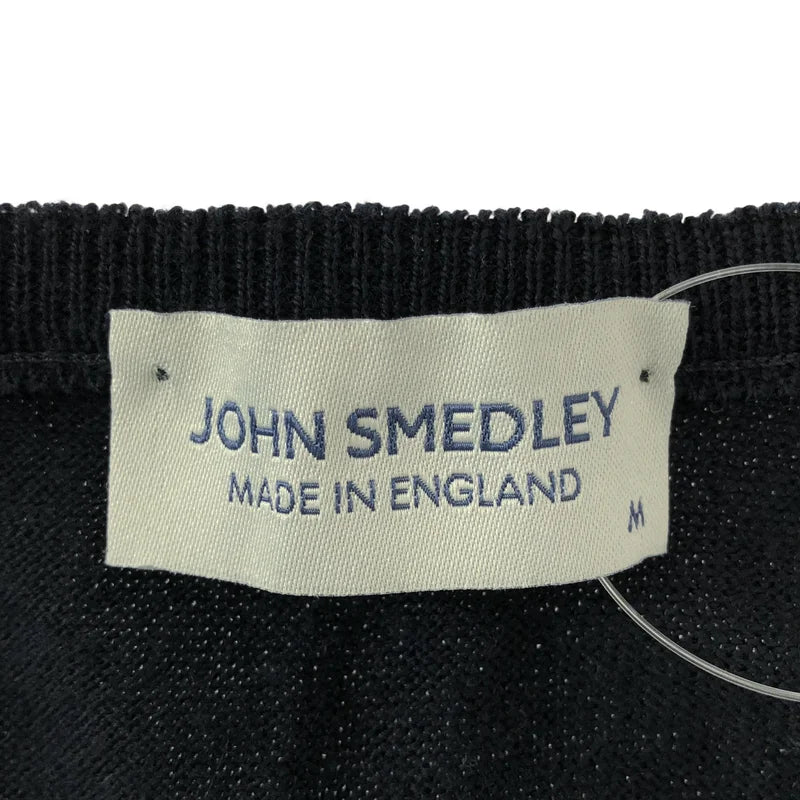 ジョンスメドレー ウールVネックベスト Mサイズ JOHN SMEDLEY（ジョンスメドレー） メンズ Vネックニットベスト