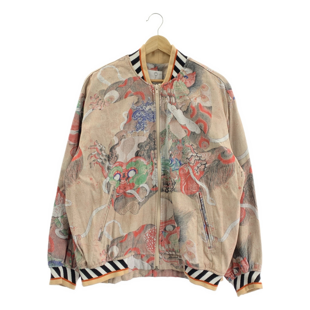 RBTXCO / RB T | × feebee 三隻聰明的猴子印花提花飛行員外套 | M |