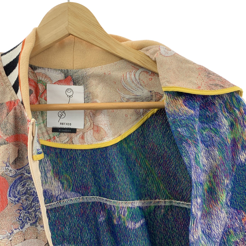 RBTXCO / RB T | × feebee 三隻聰明的猴子印花提花飛行員外套 | M |