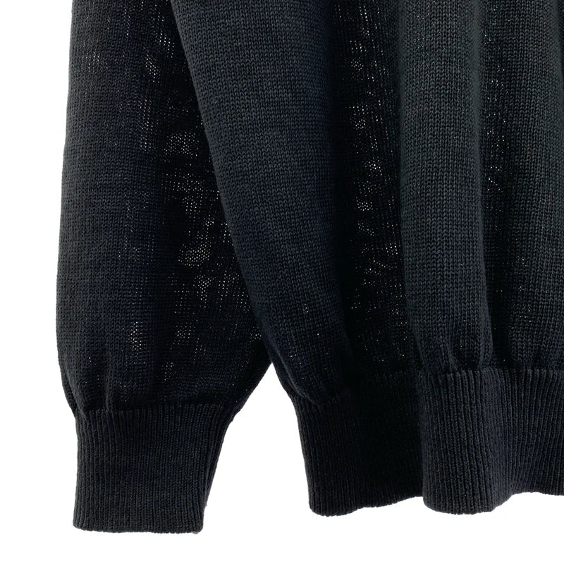 BATONER / バトナー | 2025SS | WASHED HIGH COUNT LINEN CREW NECK / リネン クルーネック ニット | 2 | メンズ