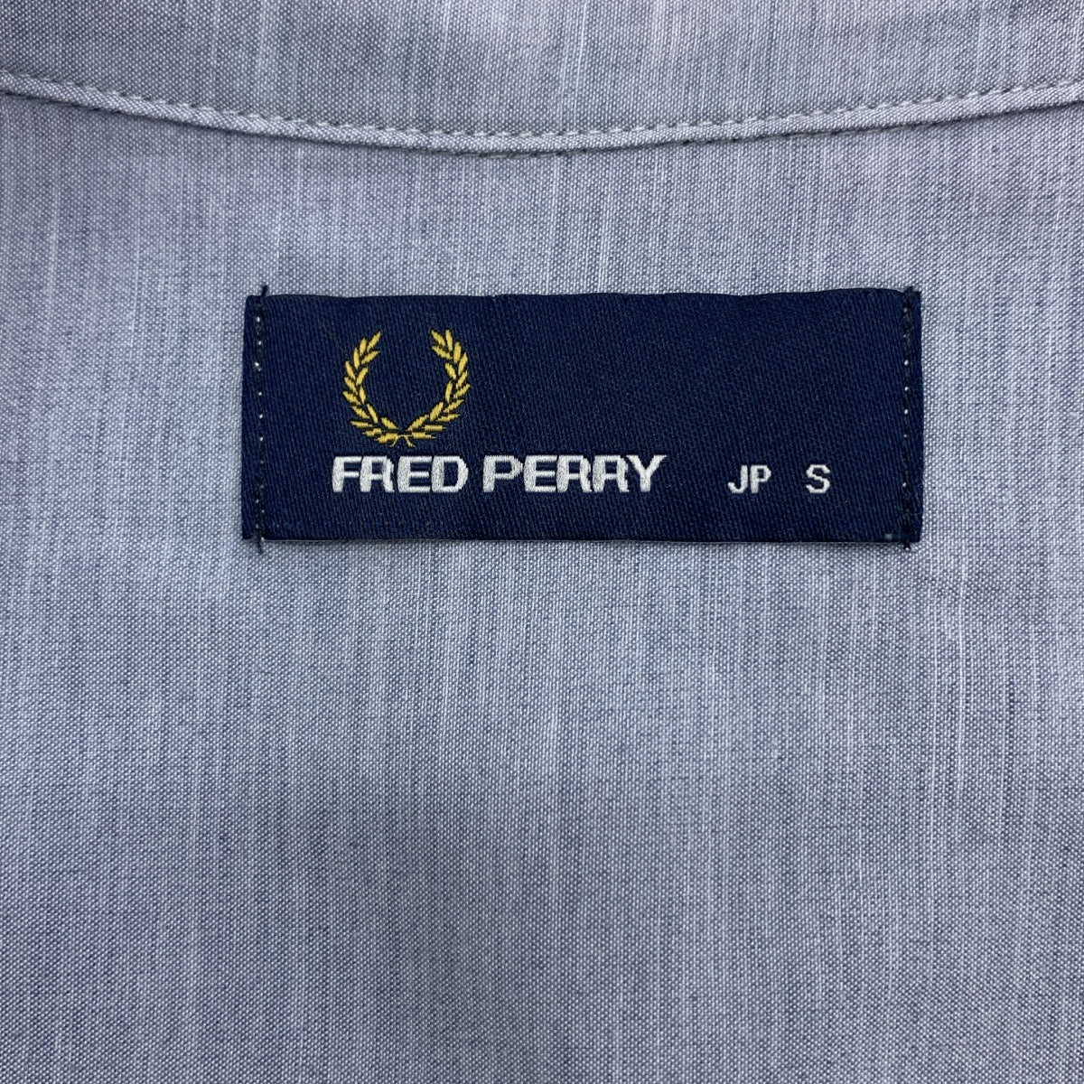 FRED PERRY / 프레드 페리 | 라운드 칼라 핀탁 셔츠 블라우스 | S | 여성