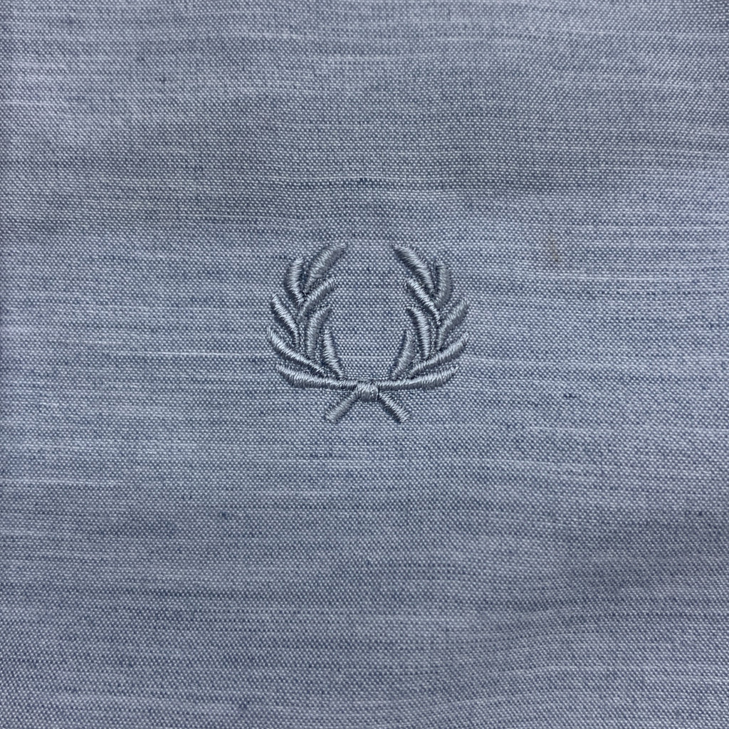 FRED PERRY / 프레드 페리 | 라운드 칼라 핀탁 셔츠 블라우스 | S | 여성