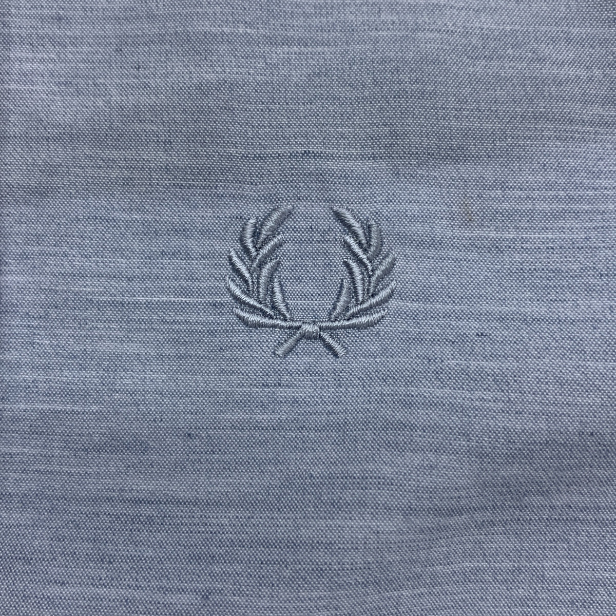 FRED PERRY | 圓領褶襉襯衫 | S 碼 | 藍灰色 | 女款