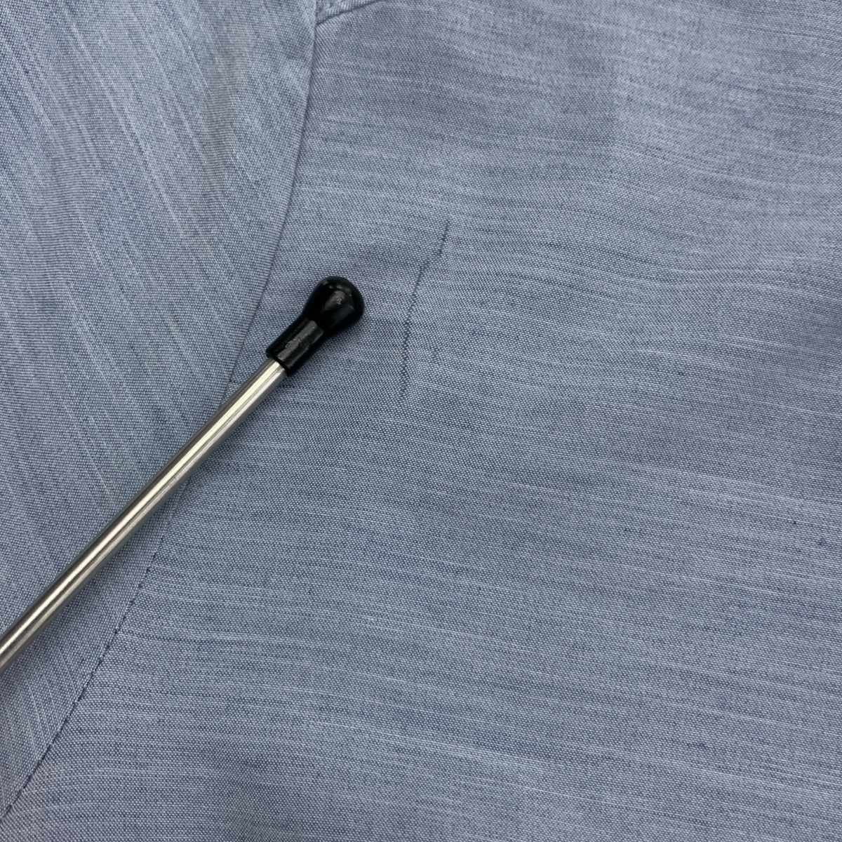 FRED PERRY | 圓領褶襉襯衫 | S 碼 | 藍灰色 | 女款