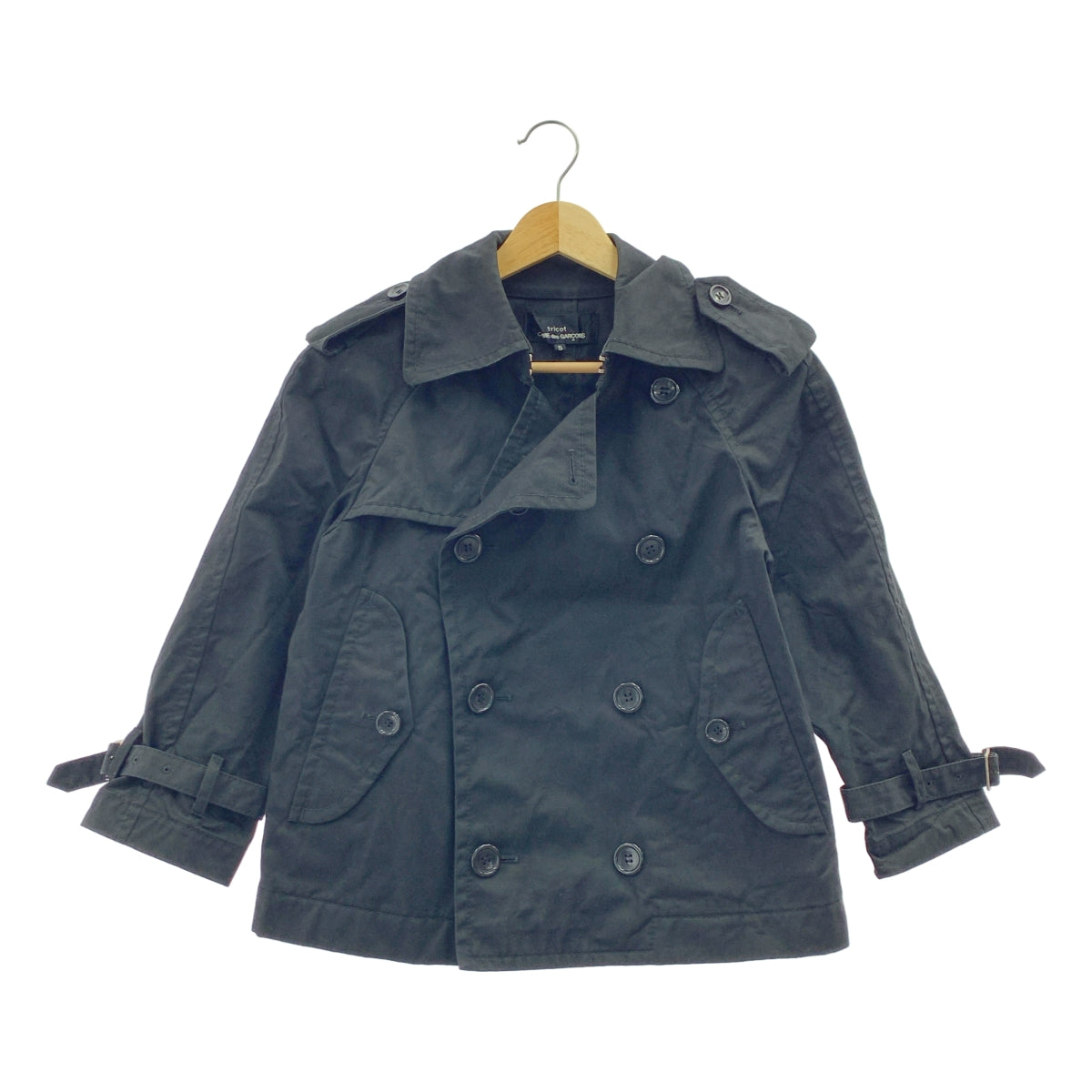 COMME des GARÇONS 針織布料 | 2009春夏 | 棉質短款風衣 | S尺寸 | 女款