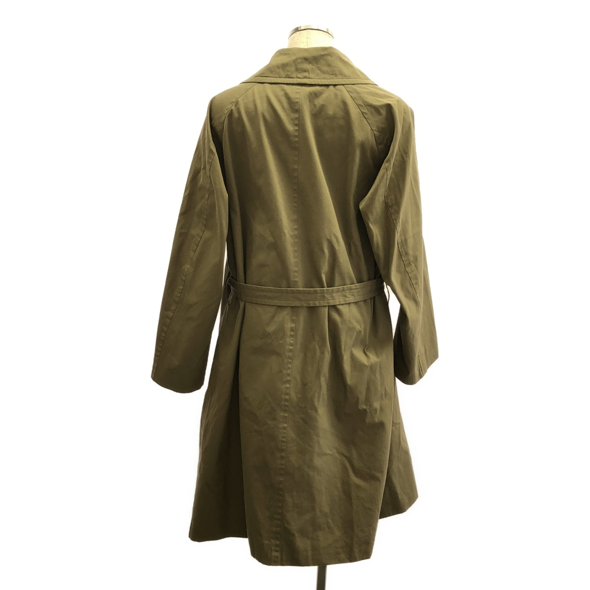 科莫利 |棉質華達呢繫帶鎖大衣 |尺寸 3 |米色 |男士