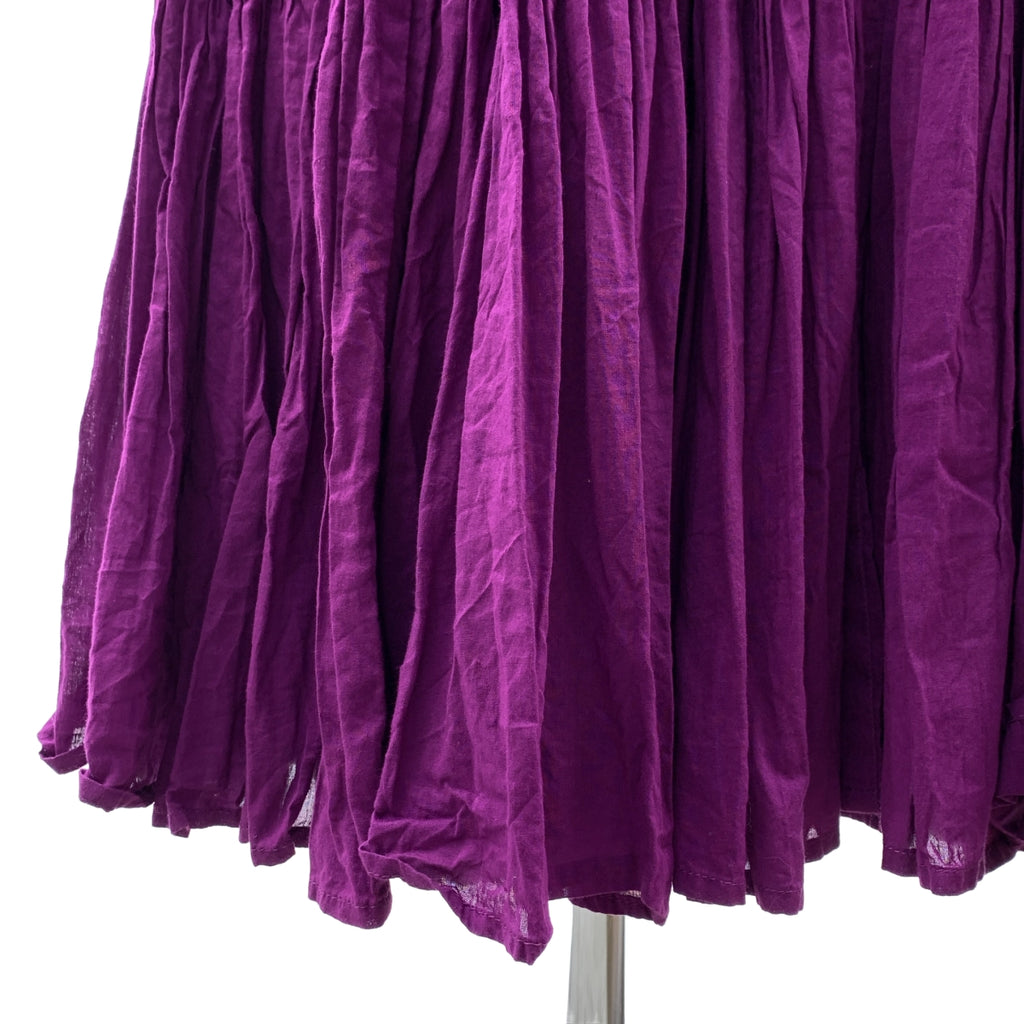 Velnica / ヴェルニカ | コットン ティアード マキシ丈 シャツワンピース |