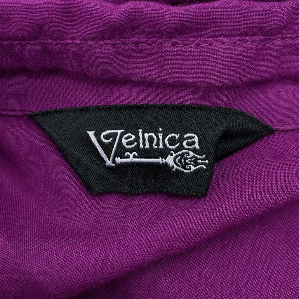 Velnica / ヴェルニカ | コットン ティアード マキシ丈 シャツワンピース |