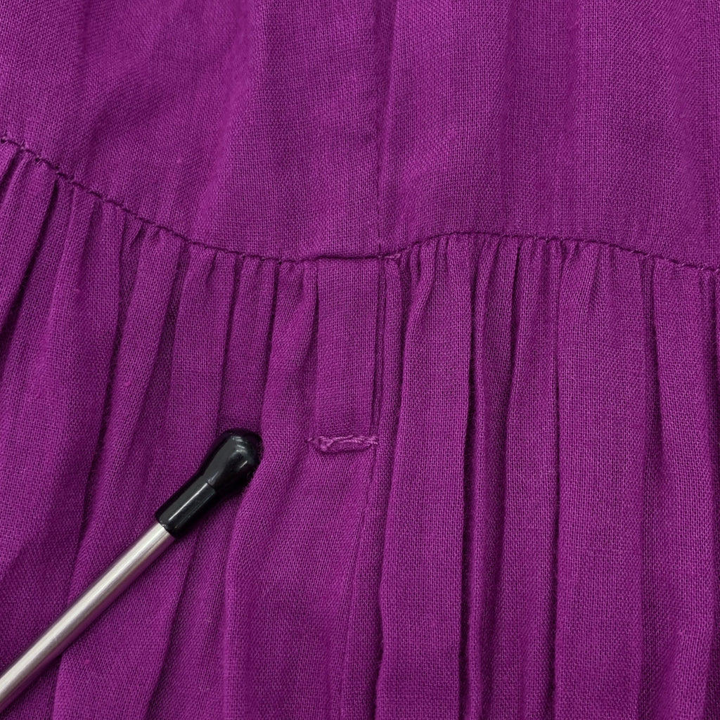 Velnica / ヴェルニカ | コットン ティアード マキシ丈 シャツワンピース |