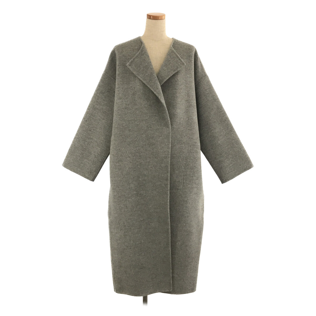 AP STUDIO | 2021AW | SCENTOF Wool Cashmere Basic Coat | F | Gray | Women's