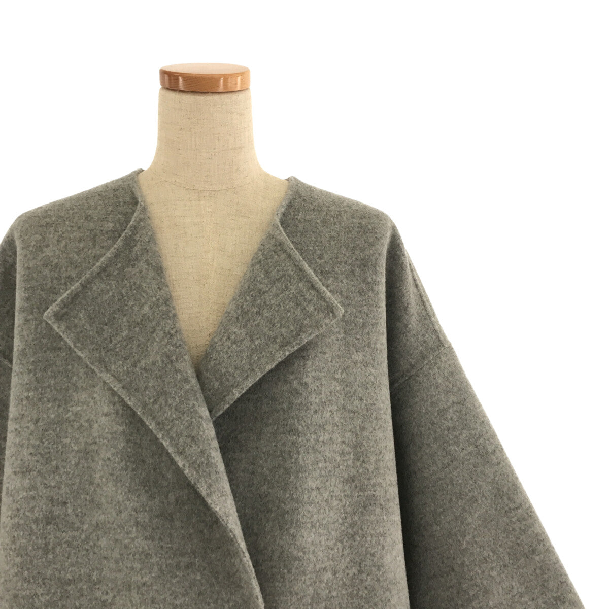 AP STUDIO | 2021AW | SCENTOF Wool Cashmere Basic Coat | F | Gray | Women's