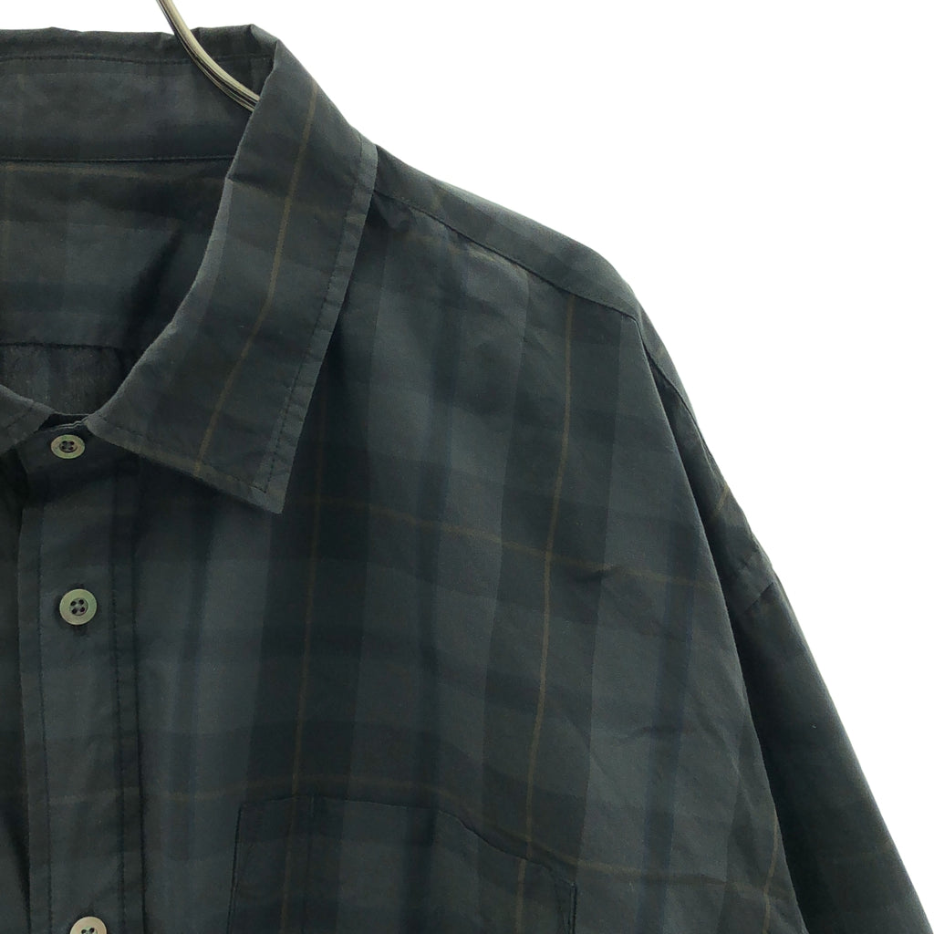 BROCHURE / ブローシュア | 2022SS | GENERALLY SHIRTS CHECK / チェック オーバーシルエット シャツ | L | メンズ