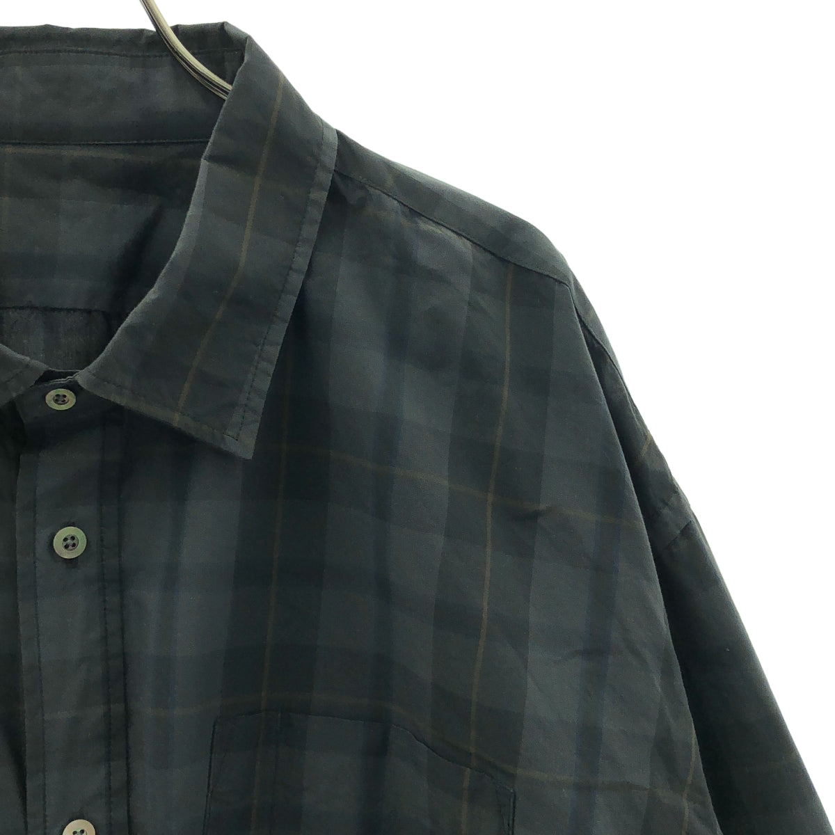 BROCHURE / ブローシュア | 2022SS | GENERALLY SHIRTS CHECK / チェック オーバーシルエット シャツ | L | メンズ