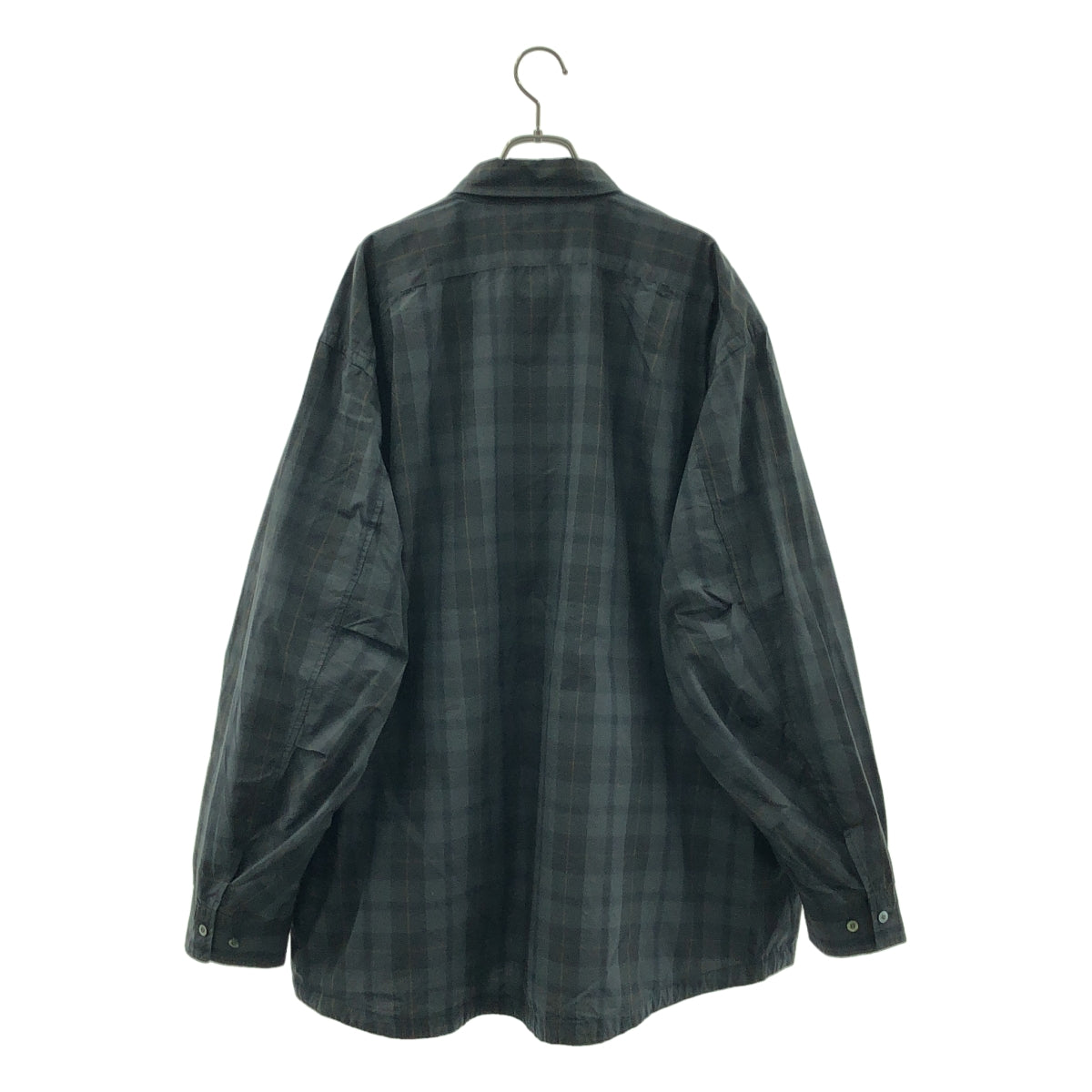 BROCHURE / ブローシュア | 2022SS | GENERALLY SHIRTS CHECK / チェック オーバーシルエット シャツ | L | メンズ