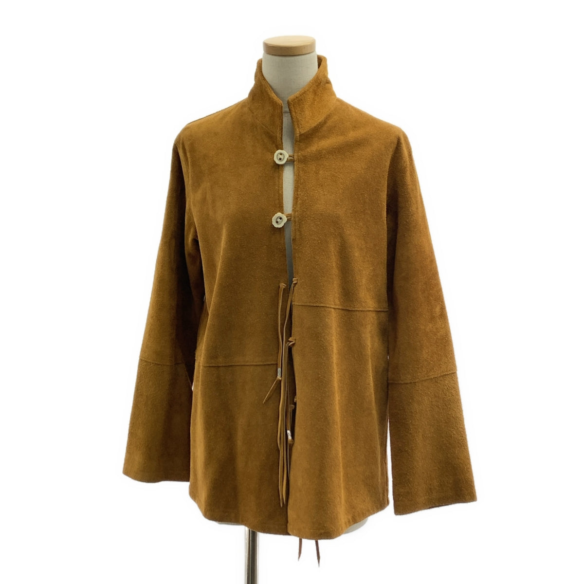 NOWOS / ノーウォス | 牛革 カウレザー スエード ジャケット | M | レディース