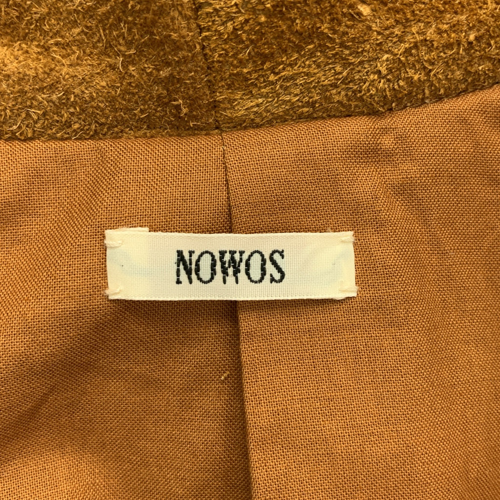NOWOS / ノーウォス | 牛革 カウレザー スエード ジャケット | M | レディース
