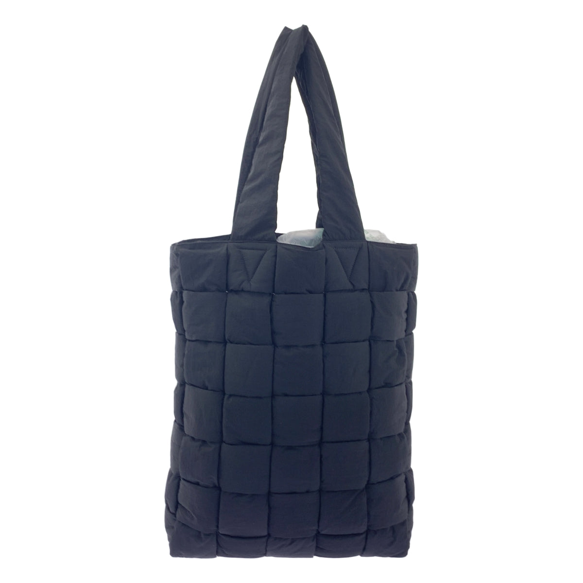 [狀況良好] BOTTEGA VENETA | 加厚絎縫尼龍托特包 | 超大號 Intrecciato 加厚絎縫托特包 | 男女通用 | 含小袋 | 黑色 | 男士