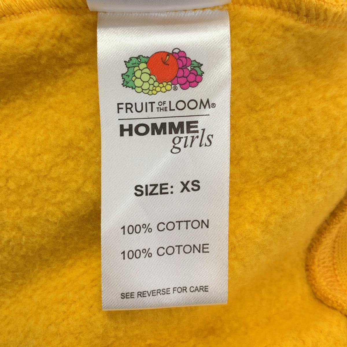 HOMME girls / オム ガールズ | Ron Herman 別注 / ロゴパッチ スウェット | XS | レディース