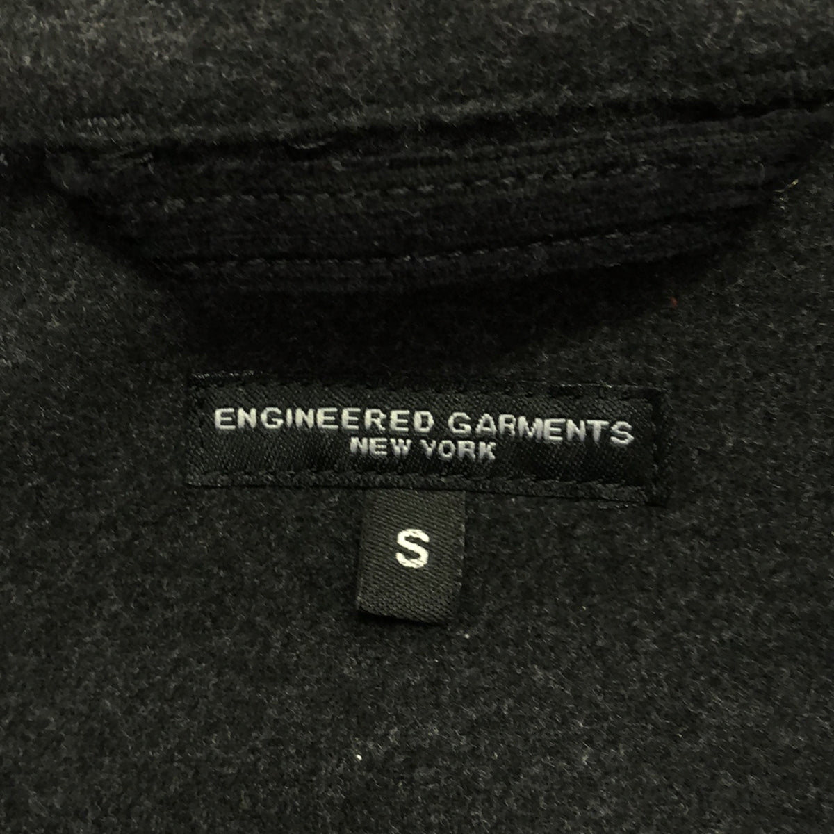 [Good Condition] Engineered Garments | Fake Melton Cruiser Jacket | S | Charcoal | Men's