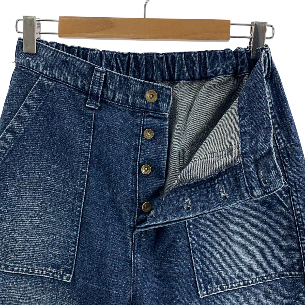 journal standard luxe / 저널 스탠다드 럭스 | 2024SS | 12OZ 데님 베이커 팬츠 | S | 여성