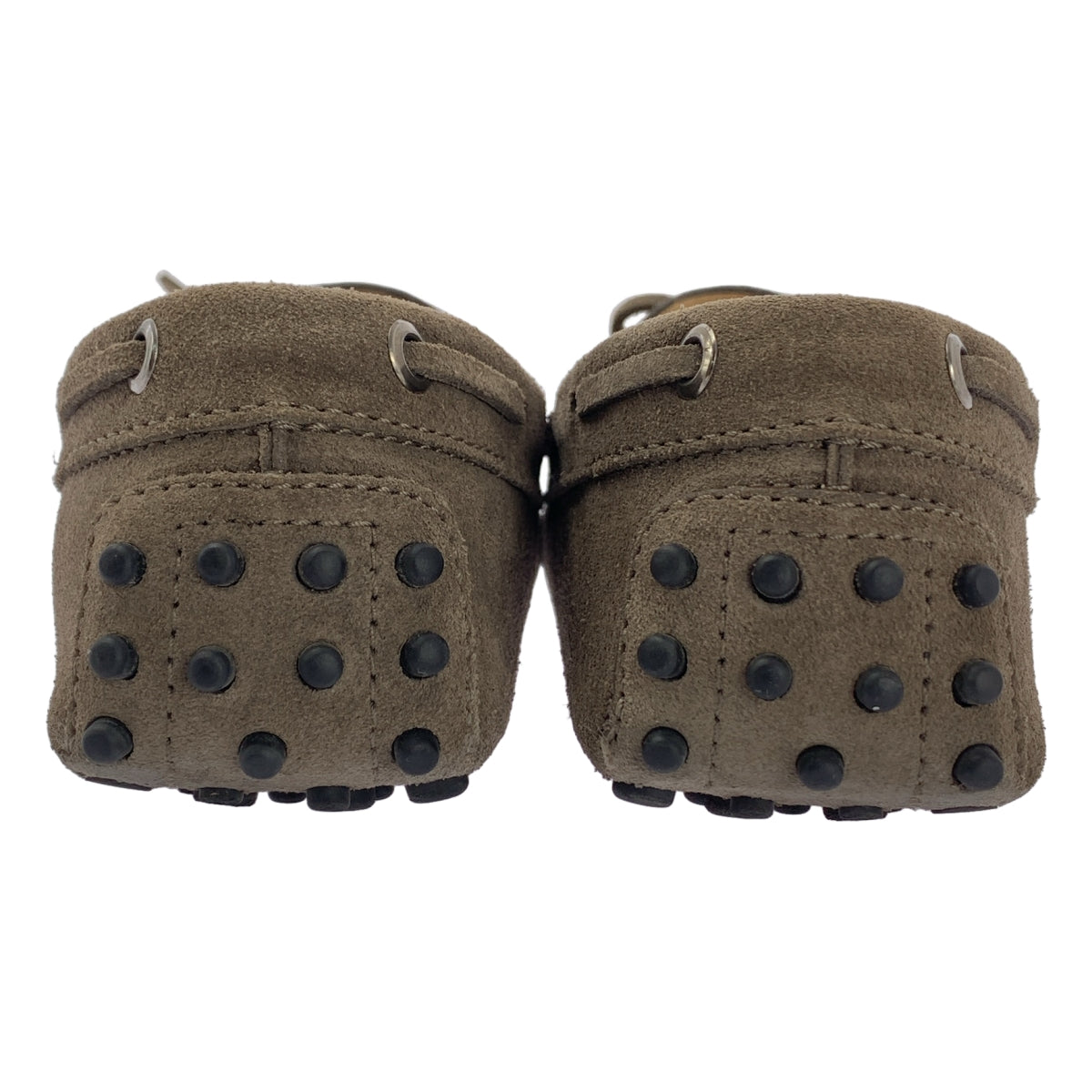 TOD'S | 絨面革與皮革駕車鞋 | 尺寸 37 1/2 | 棕色 | 女款