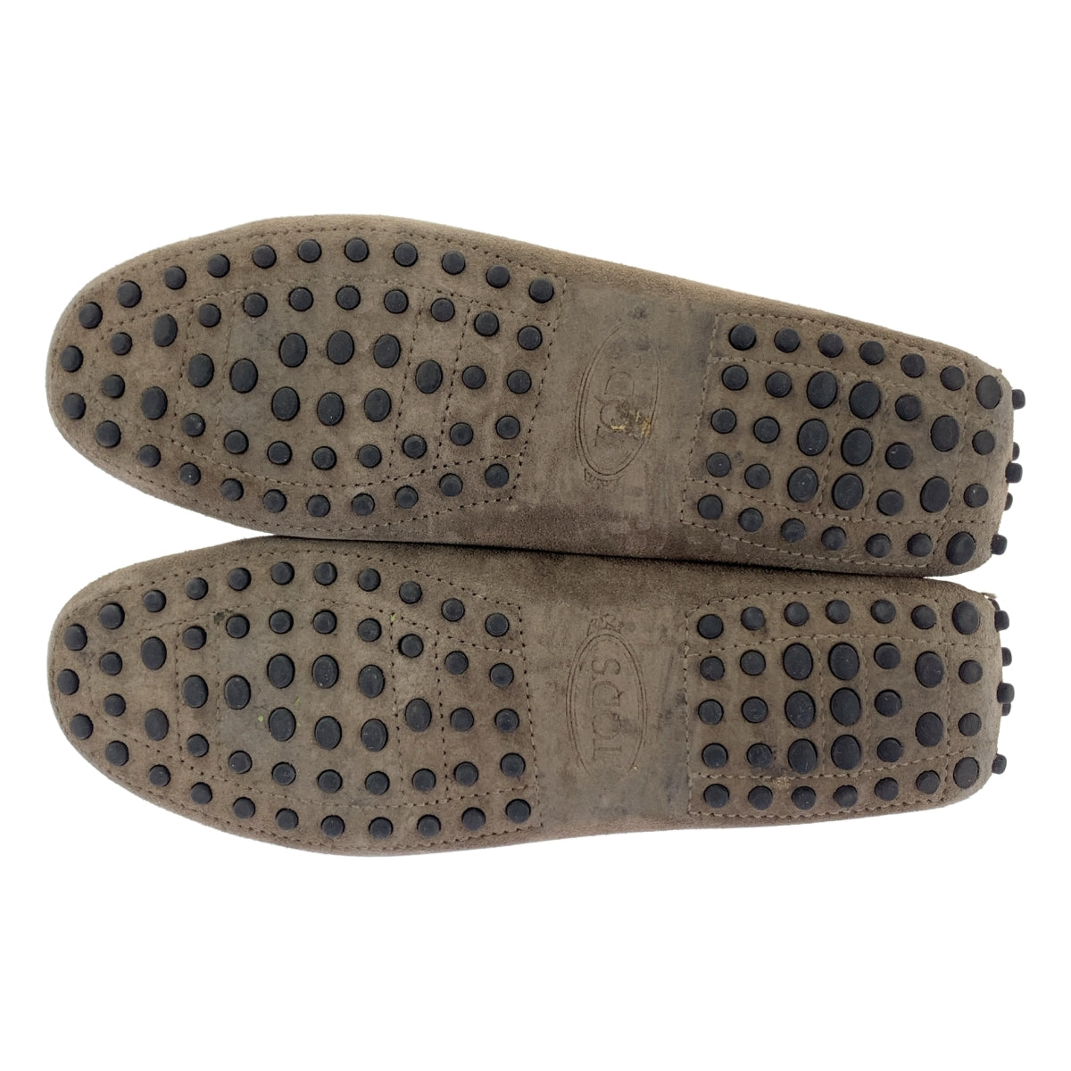 TOD'S | 絨面革與皮革駕車鞋 | 尺寸 37 1/2 | 棕色 | 女款