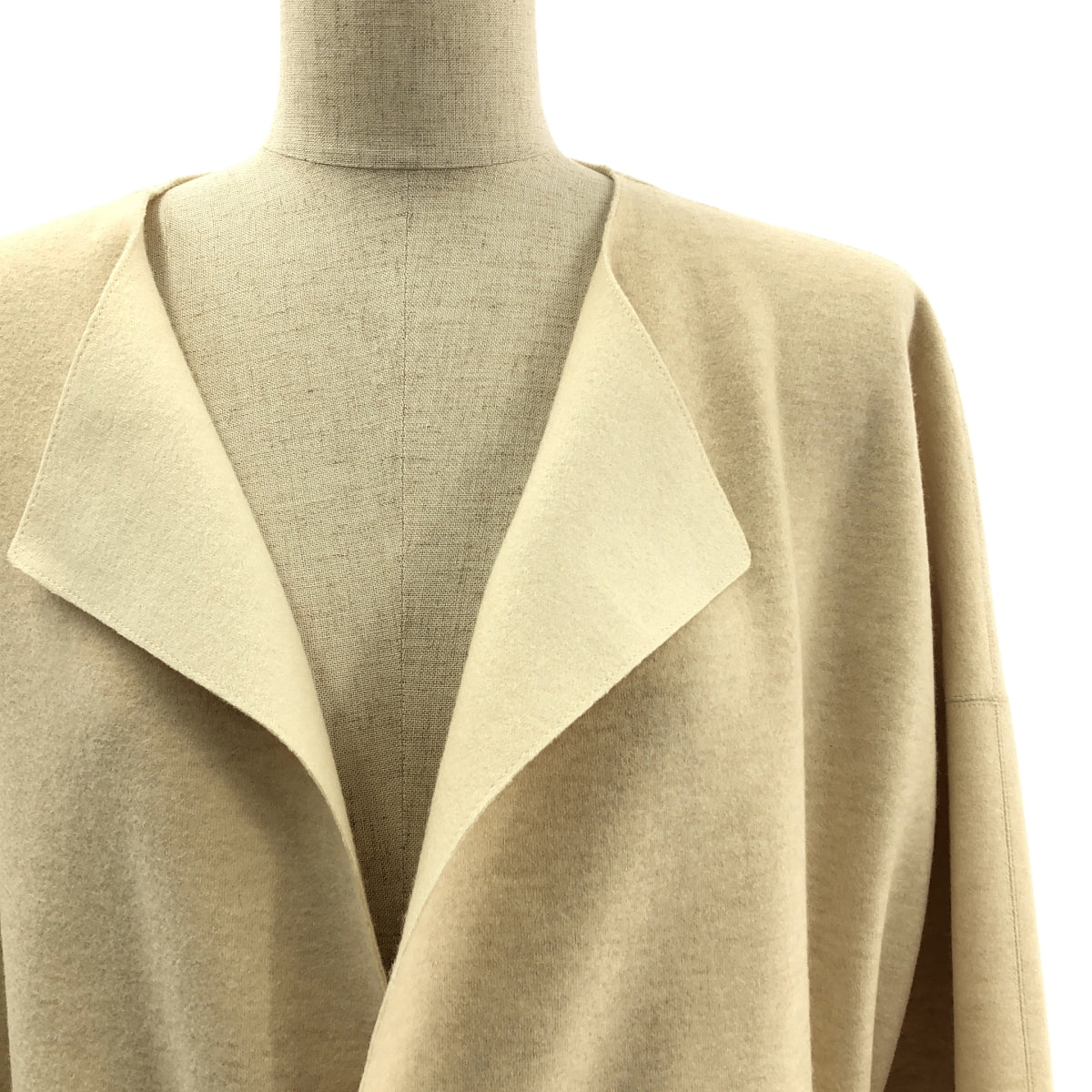 Rene / ルネ | ウール カシミヤ リバーシブル コート | 36 | アイボリー | レディース