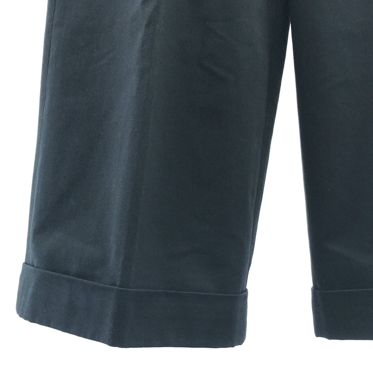 【미품】 Plage / 플라주 | Organic / 탁 와이드 슬랙스 팬츠 | 34 | 네이비 | 여성