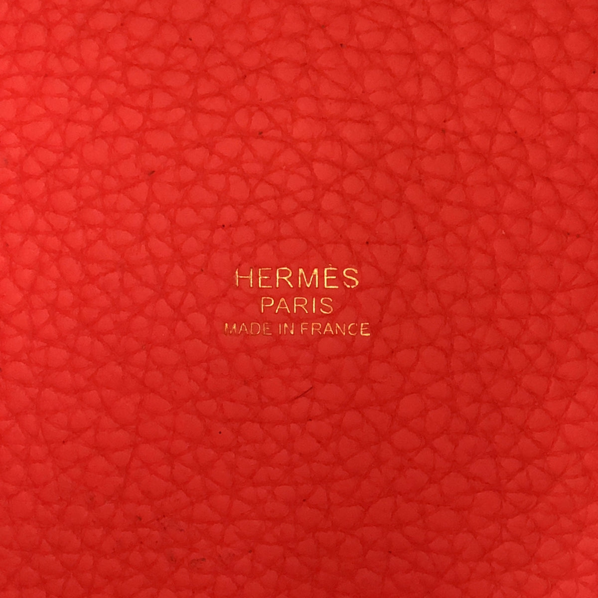 [Good Condition] HERMES | Picotin Lock PM Taurillon Clemence Leather Handbag | Rouge Garance | Women's