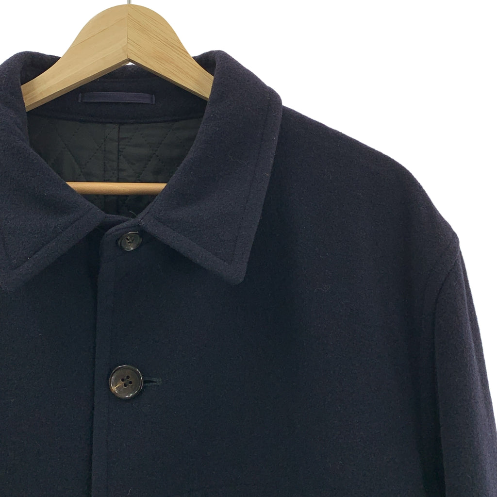 COMME des GARCONS HOMME / 콤데 갤슨 옴므 | 1995 | 뒤집을 수있는 울 퀼팅 싱글 롱 재킷 |