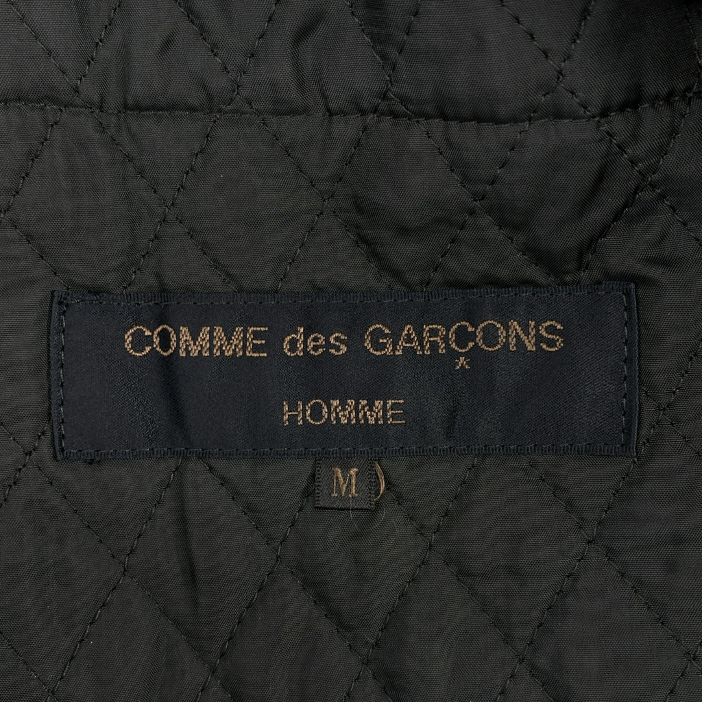 COMME des GARCONS HOMME / 콤데 갤슨 옴므 | 1995 | 뒤집을 수있는 울 퀼팅 싱글 롱 재킷 |