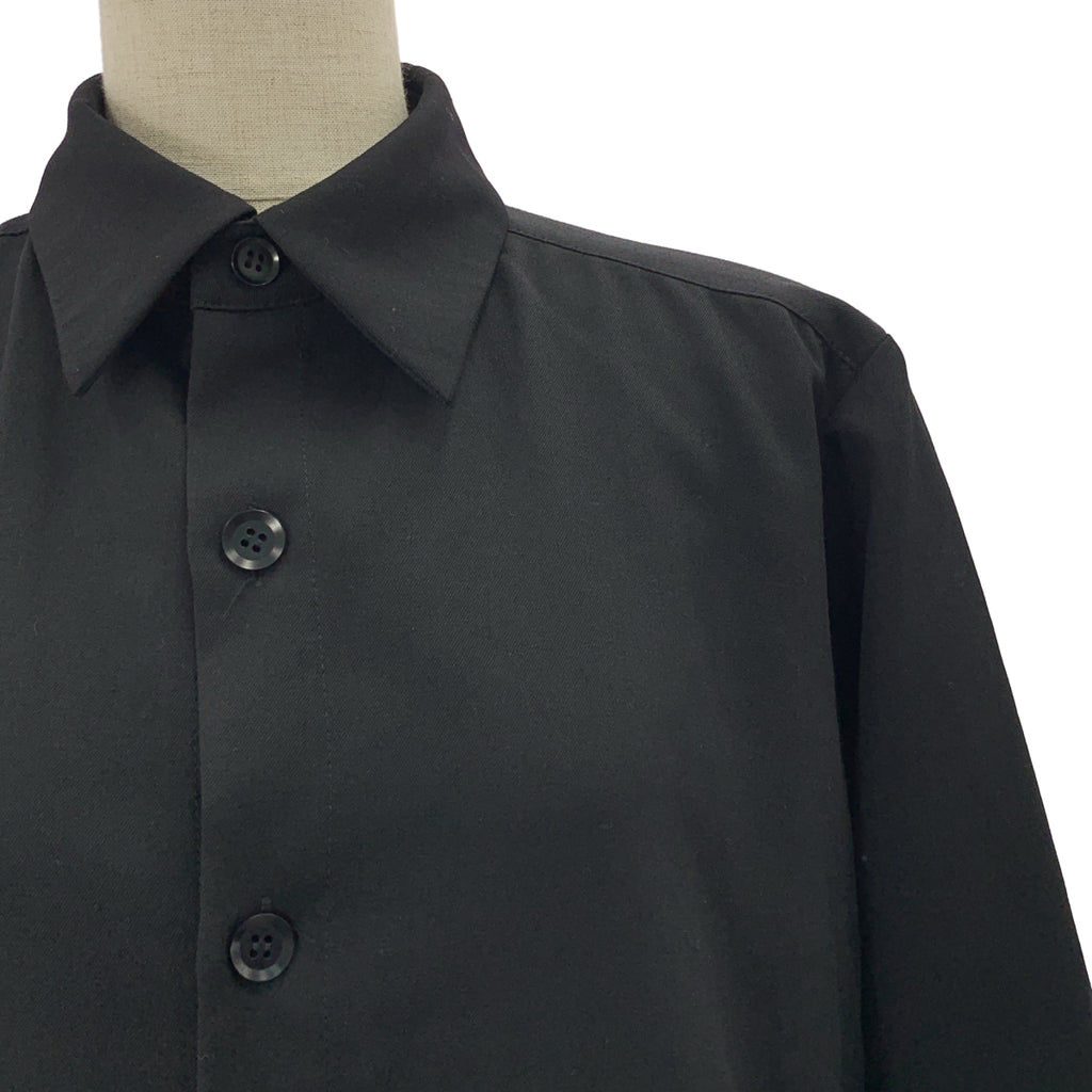 Y's / Y's Yohji Yamamoto | 2002 秋冬系列 | 羊毛疊層襯衫裙 | 1 碼 | 女裝