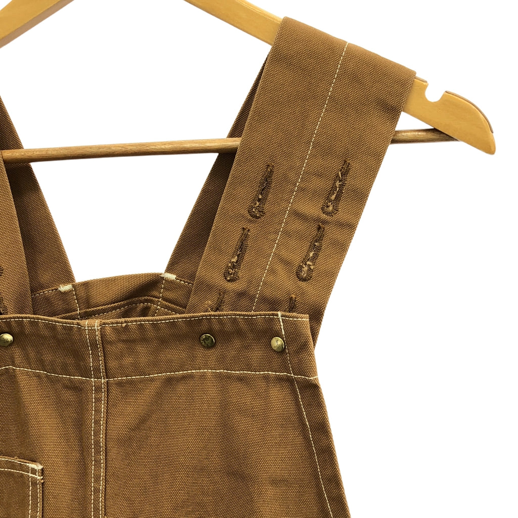 UNUSED / アンユーズド | 2017AW | Duck Overall ダック コットン オーバーオール | 00 | キャメル | レディース