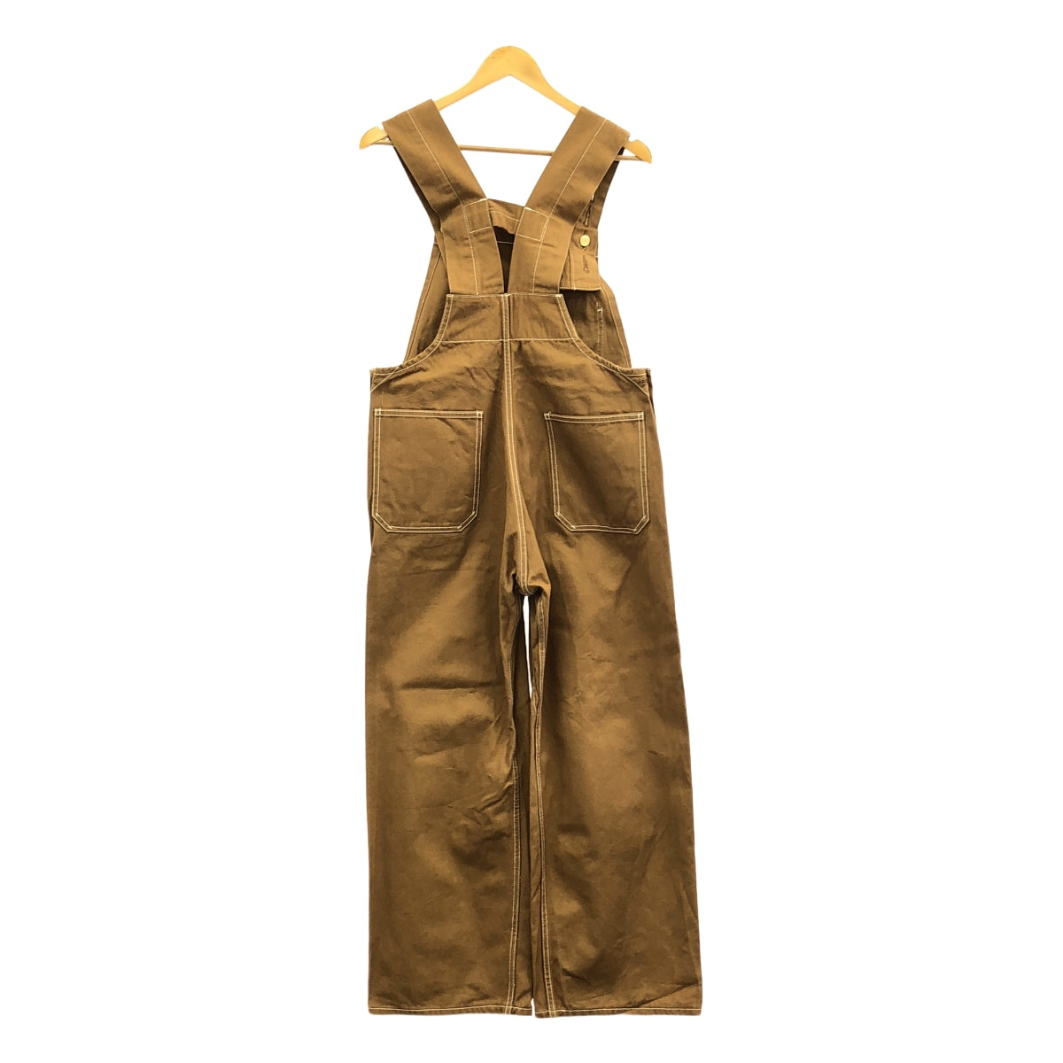 UNUSED / アンユーズド | 2017AW | Duck Overall ダック コットン オーバーオール | 00 | キャメル | レディース