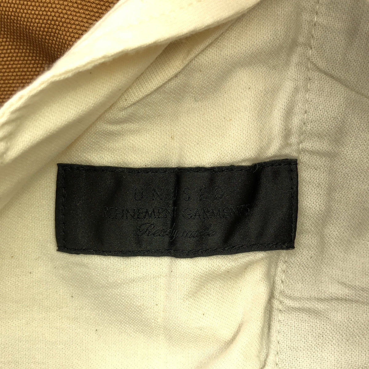 UNUSED / アンユーズド | 2017AW | Duck Overall ダック コットン オーバーオール | 00 | キャメル | レディース