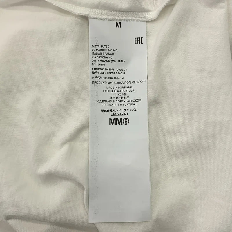 MM6 Maison Margiela / MM6 Maison Margiela | 2022SS | 棉質印花圓領上衣 | M | 女款