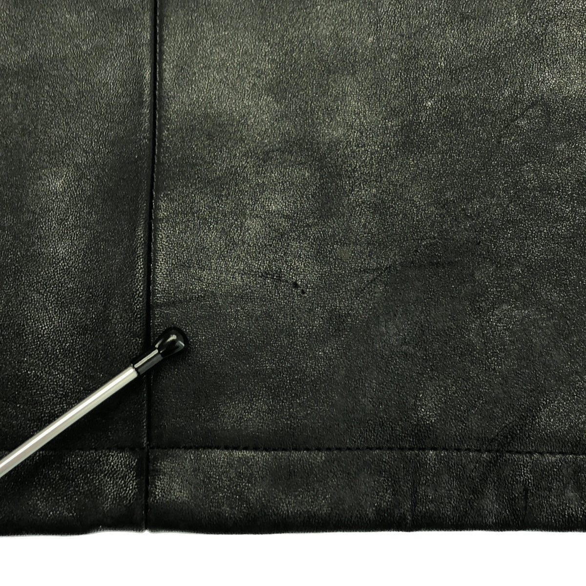 ink  / インク | ボア ショールカラー レザージャケット | ブラック | メンズ