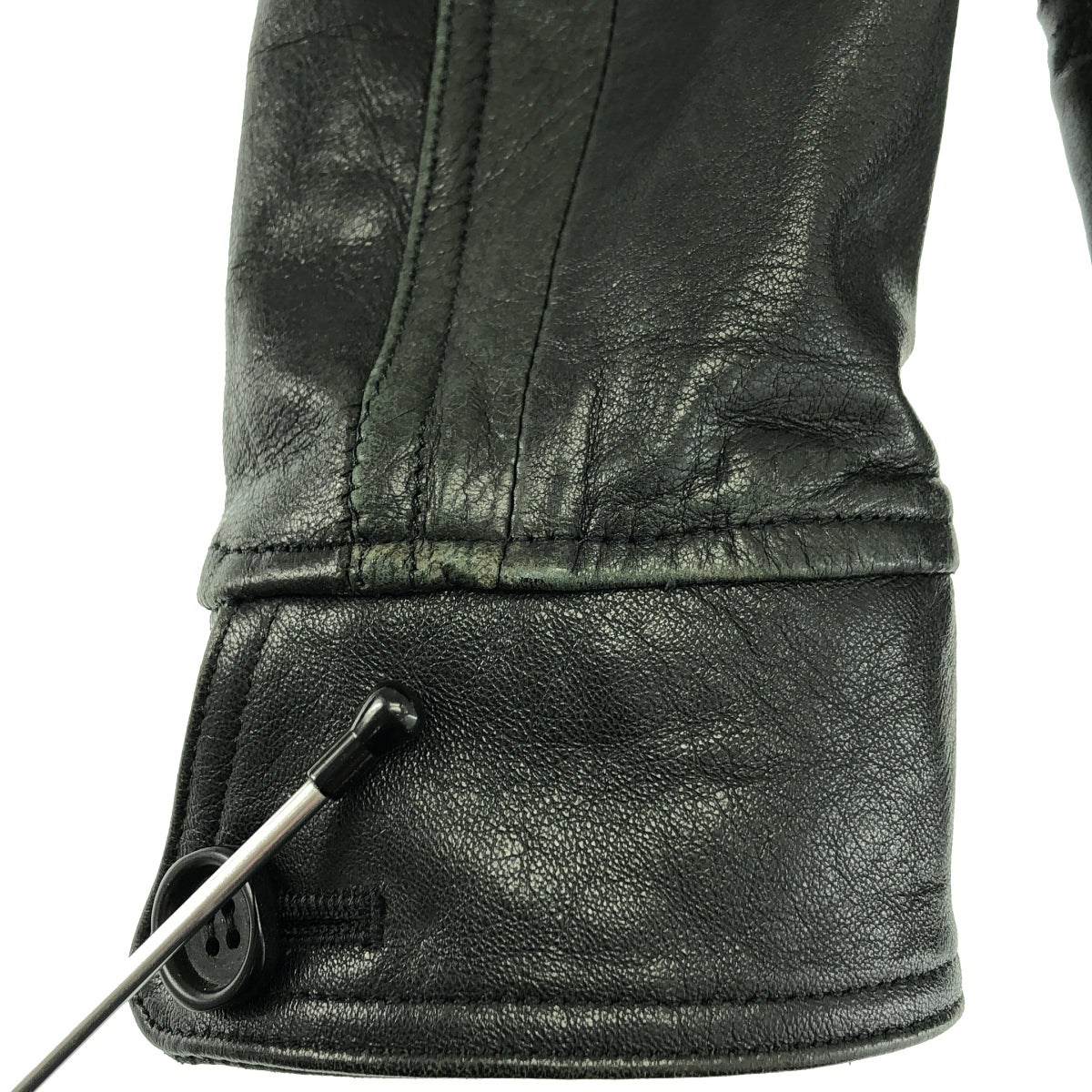 ink  / インク | ボア ショールカラー レザージャケット | ブラック | メンズ