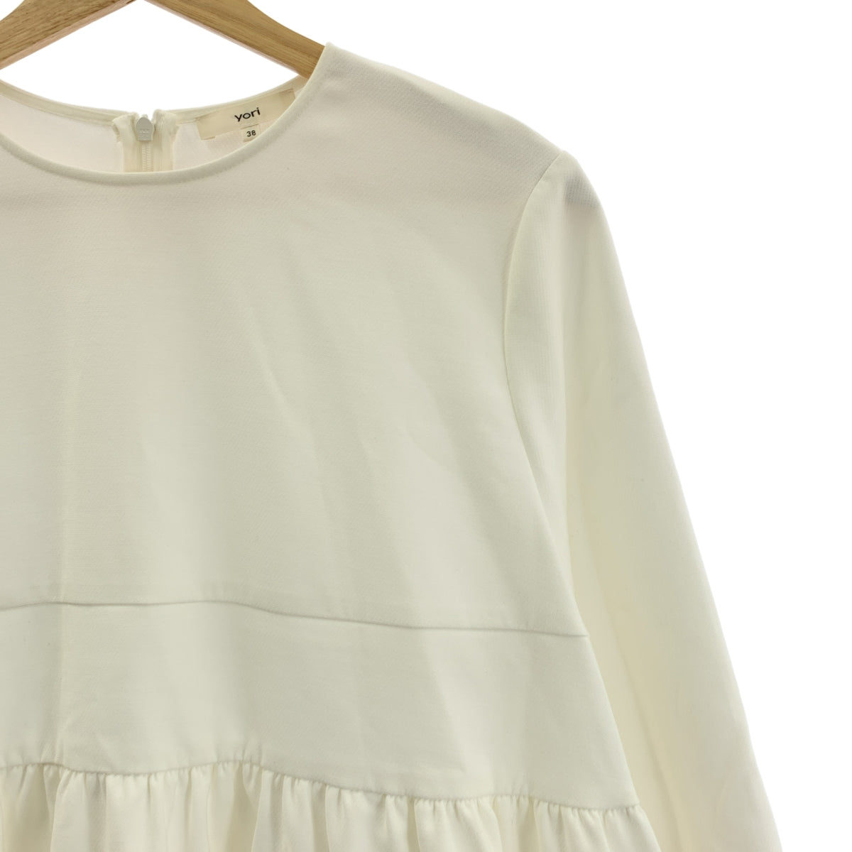 yori / 요리 | 매트 더블 크로스 티어드 블라우스 컷소우 | 38 | 여성