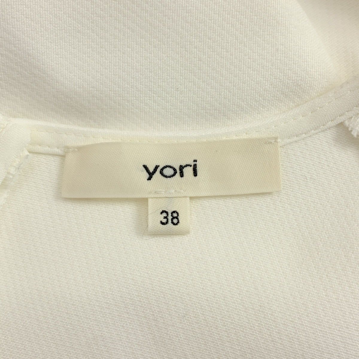 yori / 요리 | 매트 더블 크로스 티어드 블라우스 컷소우 | 38 | 여성