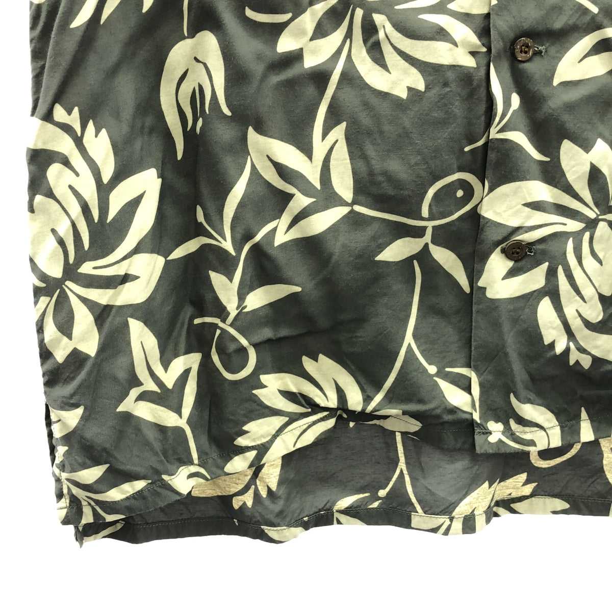 NIGEL CABOURN / Nigel Cabourn | ALOHA SHIRT / Rayon all-over print open collar aloha shirt | 52 | Men's