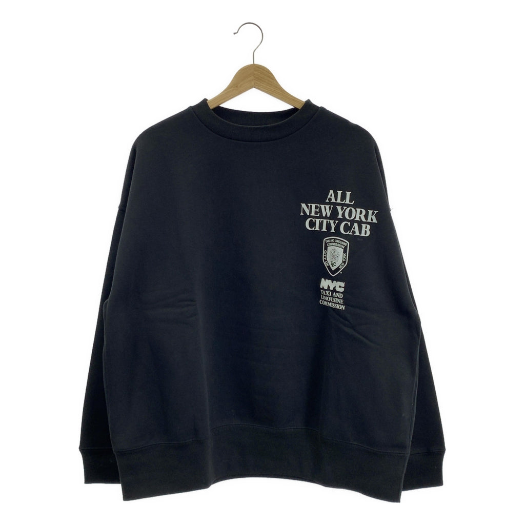 GOOD ROCK SPEED / グッドロックスピード | NYCロゴ 裏起毛 クルーネック トレーナー スウェット | M | レディース