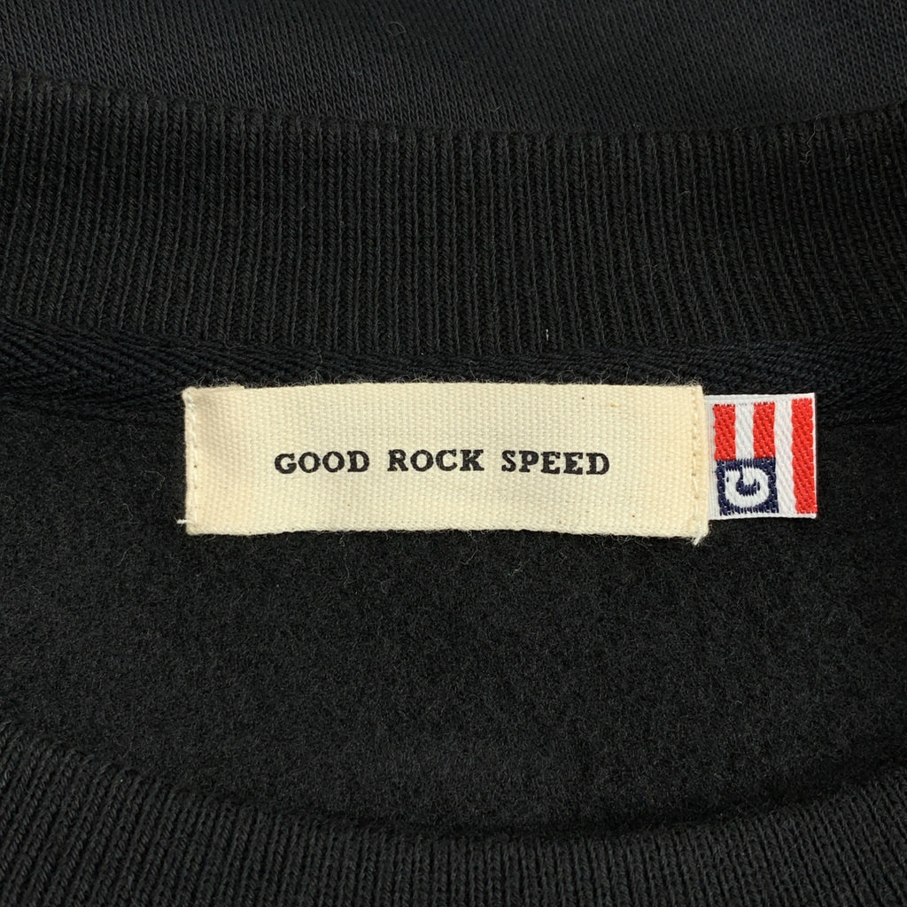 GOOD ROCK SPEED / グッドロックスピード | NYCロゴ 裏起毛 クルーネック トレーナー スウェット | M | レディース